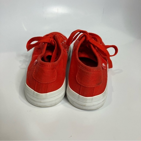 Rocketdog bright red platform Sneakers retro style size 8 - Picture 4 of 7